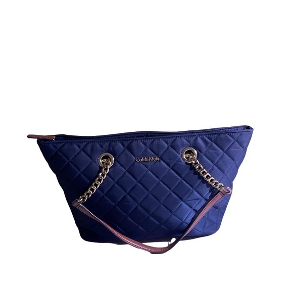 Calvin Klein Handbags - CALVIN KLEIN - Blue Fabric Purse
